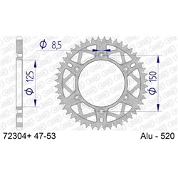 AFAM A50 520 PR-1 KTM S/C BLK  [ONC01] #