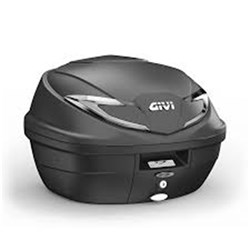 GIVI MONOLOCK TOPCASE 36L V2 TECH BLACK/CLEAR - INCLUDES UNIVERSAL PLATE (WILL BE B39NT) #