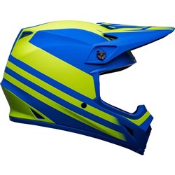 BELL MX-9 MIPS DISRUPT MATT CLASSIC BLUE/HI-VIZ YEL (MD)  [ONC01] #