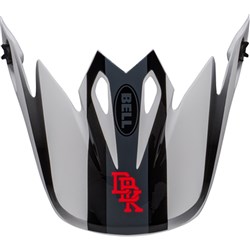 BELL S/P - MX-9 MIPS PEAK TWITCH DBK 24 BLK/WHT #