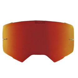 BLUR B-60 LENS RAD-RED DUAL PANE W/TEAR OFF PINS