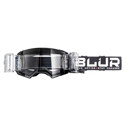BLUR B-60 ROLL OFF GOGGLE STEALTH MATT BLK (TAC ANTI-FOG LENS)