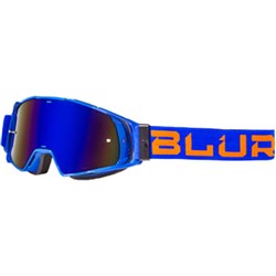 BLUR B-20 GOGGLE FLAT BLU/ORG (RAD-BLU LENS)