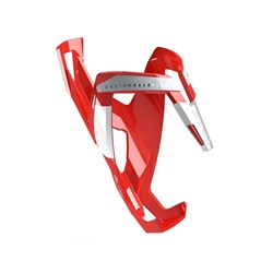 ELITE BOTTLE CAGE CUSTOM RACE PLUS RED GLOSSY WHT #