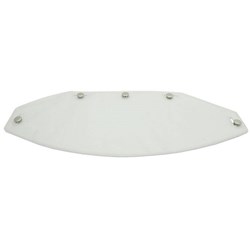 5 STUD UNIVERSAL FLAT VISOR CLEAR [ONC01]