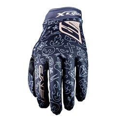FIVE 25 XR-LITE TATTOO BLK/GO (07 XS) # [ONC01]