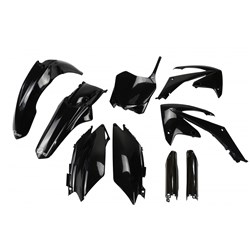 UFO HONDA FULL PLASTICS KIT CRF250 11-13/450R 11-12 BLK (WAS HOKIT114E001)