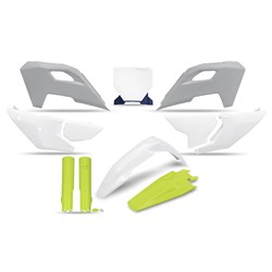 UFO HUSQVARNA FULL PLASTICS KIT TC125/250 TX300 FC250/350/450 FX350/450 23 (OEM)
