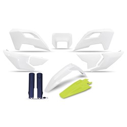 UFO HUSQVARNA PLASTICS KIT WITH H/LIGHT TE/FE150/250/300/350/450/501 24-25 OEM