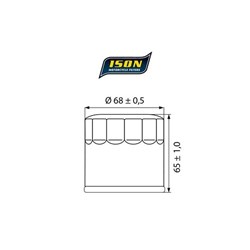 ISON 138 (HF138 / KN138) CANISTER OIL FILTER # [ONC01]