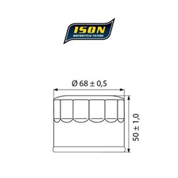 ISON 147 (HF147 / KN147) CANISTER OIL FILTER # [ONC01]
