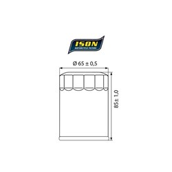 ISON 198 (HF198 / KN198) CANISTER OIL FILTER # [ONC01]
