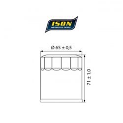 ISON 303 (HF303 / KN303) CANISTER OIL FILTER # [ONC01]