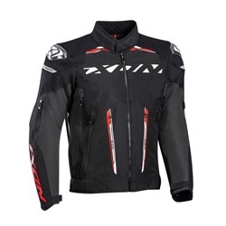 IXON BLASTER JKT BLK/WHT/RED (MD) [ONC01]