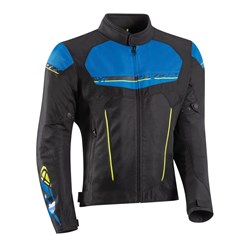 IXON T-REX JKT BLK/BLU/YEL (MD) [ONC01]