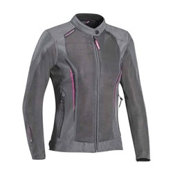 IXON COOL AIR LADY JKT GRY/FUS (SM) [ONC01]