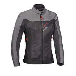IXON ORION LADY JKT ANTH/GRY/RED (XS) [ONC01]