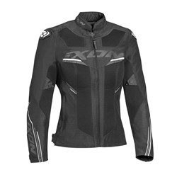 IXON DRACO LADY JKT BLK/WHT (2XL) [ONC01]
