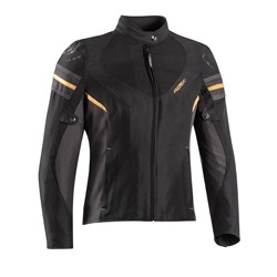 IXON ILANA EVO LADY JKT BLK/ANTH/GLD (SM) [ONC01]