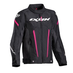 IXON STRIKER KID LADY JKT BLK/FUS (14ANS) [ONC01]