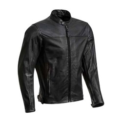 IXON CRANK AIR LEATHER JKT BLK (LG) [ONC01]