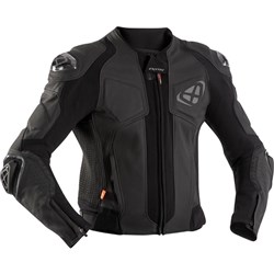IXON VENDETTA EVO LEATHER JKT BLK (3XL) [ONC01]