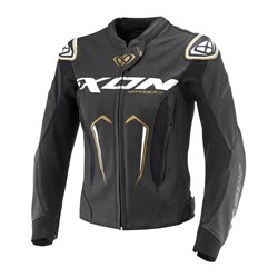IXON VORTEX 3 LADIES JKT BLK/WHT/GLD (SM)