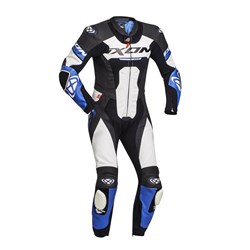 IXON JACKAL 1PC SUIT BLK/WHT/BLU (XL) [ONC01]