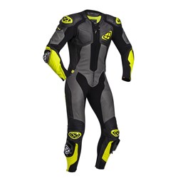 IXON VENDETTA EVO 1PC SUIT BLK/ANTH/YEL (MD) [ONC01]