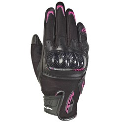 IXON RS RISE AIR LADY GLV (EN13594) BLK/FUS (LG) [ONC01]