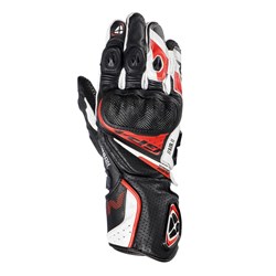 IXON GP4 AIR GLV (EN13594) BLK/WHT/RED (2XL) [ONC01]