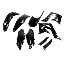UFO KAWASAKI FULL PLASTICS KIT KX450F 13-15 BLK (WAS KAKIT220E001)