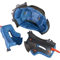 KINI RED BULL MX3 YOUTH HELM - S/P LINER + CP KIT BLUE (XL)
