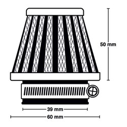 MIW POWER FILTER M5002 39MM  [ONC01] #
