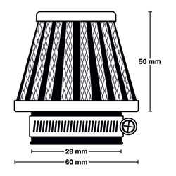 MIW POWER FILTER M5009 28MM  [ONC01] #