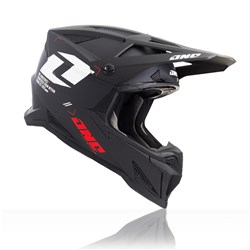 ONE INDUSTRIES X-297 HELMET FOCUS - BLACK/WHITE (SM)