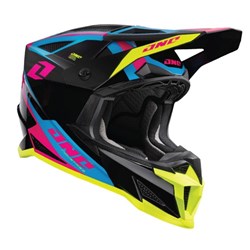ONE INDUSTRIES X-297 HELM TAZER - BLACK/NEON (SM)