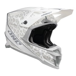 ONE INDUSTRIES X-297 HELM SNOW LEOPARD - WHITE/BLACK (SM)