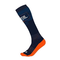 ONEAL 27 PRO MX SOCKS PAINT - NAVY/ORANGE