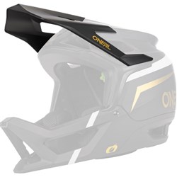 ONEAL VISOR TRANSITION HELMET FLASH BLK/WHT/GLD (L-XXL) ##