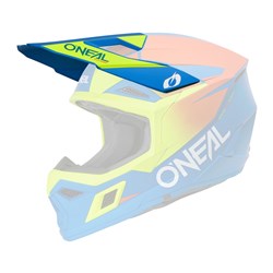 ONEAL 27 3SRS YOUTH HELMET - S/P PEAK SOLID - BLU/N-YEL