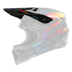 ONEAL 27 1SRS YOUTH HELMET - S/P PEAK RC - BLK/MULTI