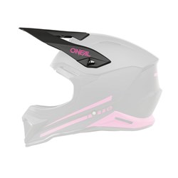 ONEAL 27 1SRS YOUTH S/P-HELM PEAK SOLID - MATTE BLK/PNK
