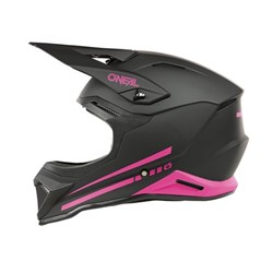 ONEAL 27 1SRS YOUTH HELM SOLID - MATTE BLK/PNK (LG)
