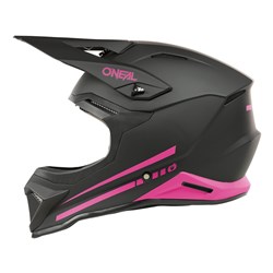 ONEAL 27 1SRS HELM SOLID - MATTE BLK/PNK (XL)
