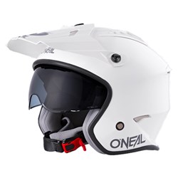 ONEAL 27 VOLT HELM SOLID - WHT (LG)