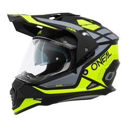 ONEAL 27 SIERRA HELM R - MATTE N-YEL/BLK/GRY (MD)