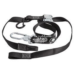 ONEAL SWIVEL DLX TIEDOWNS 1.5S/LOOP & SWIVEL SECURE HOOK BLK/BLK (CTN10) (WAS 3073400) #