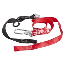ONEAL SWIVEL DLX TIEDOWNS 1.5S/LOOP & SWIVEL SECURE HOOK BLK/RED (CTN10) (WAS 3073420)