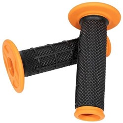 ONEAL MX PRO GRIPS HALF WAFFLE DUAL COMP - HAND GUARD READY - OPEN END - BLK/ORG (WAS 7160302)